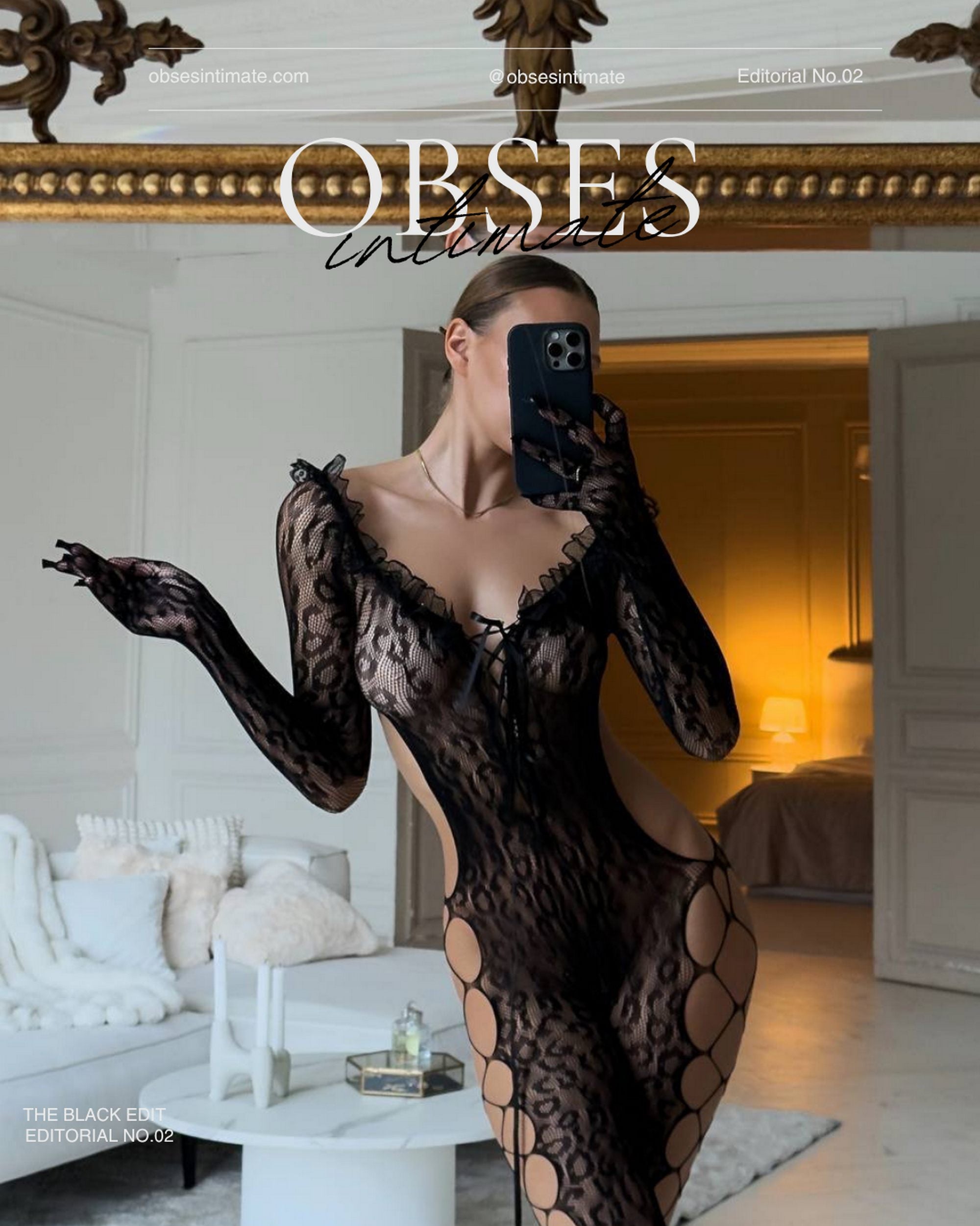 Dark Feline Vücut Çorabı