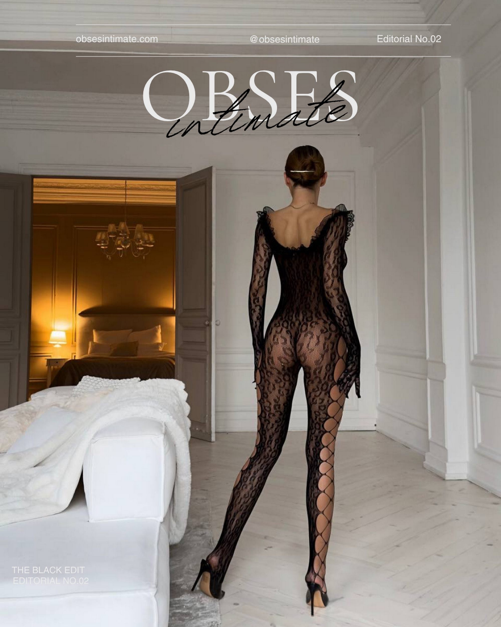 Dark Feline Vücut Çorabı